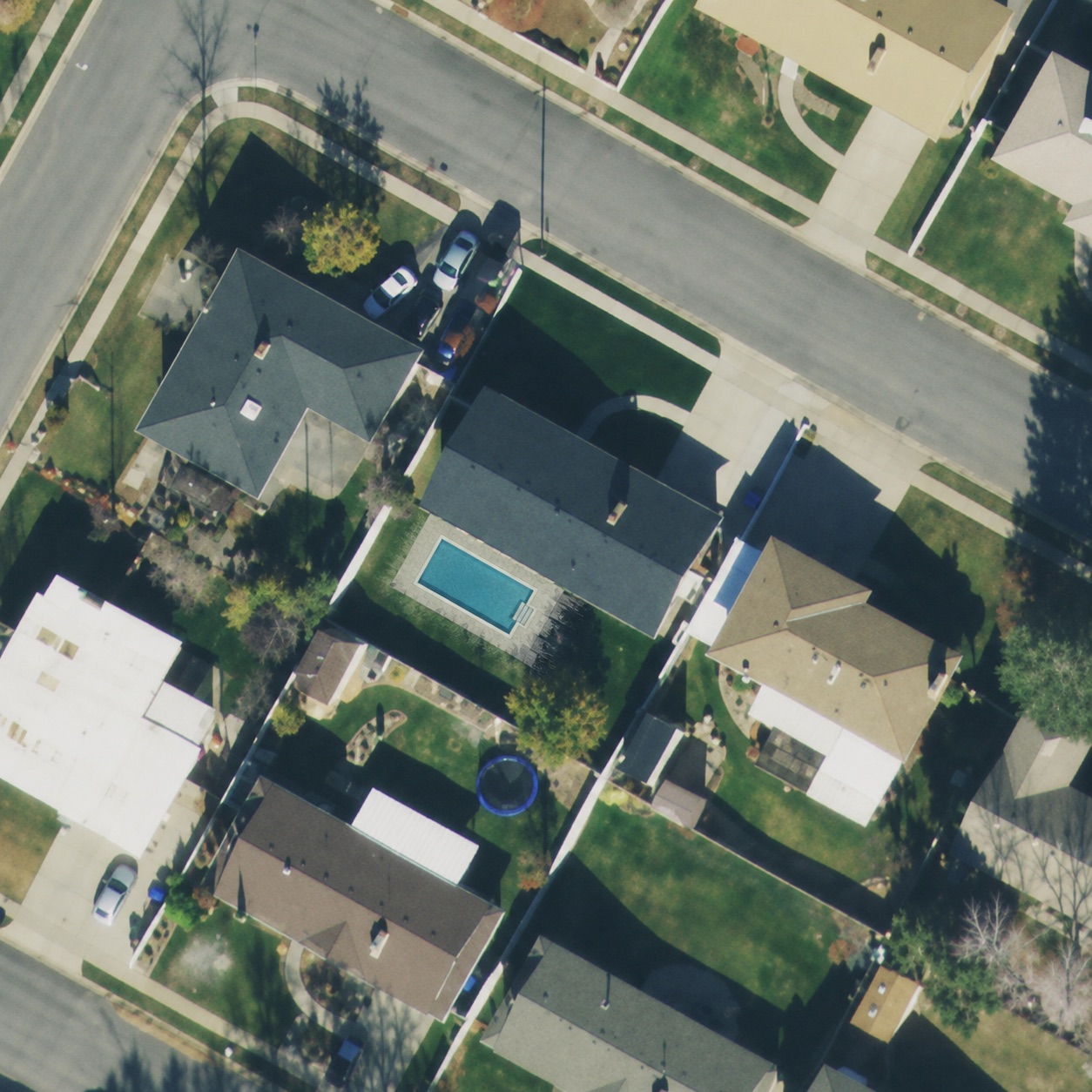 Sample AI concept of a backyard pool, illustrative only